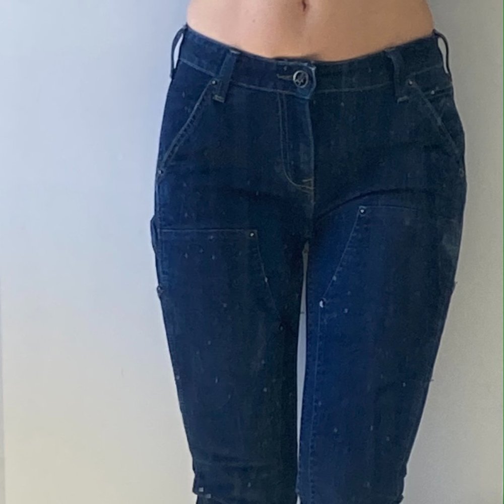 Dovetail workwear utility jean - dark wash, slim